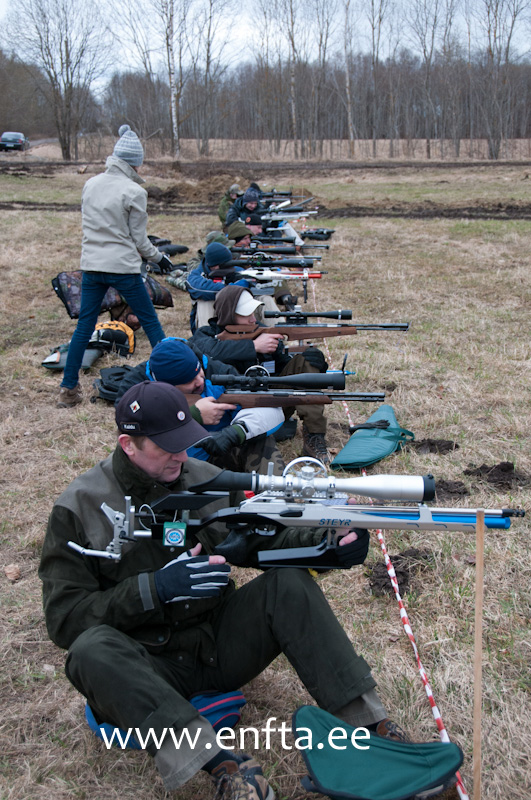 Shooters at test range
